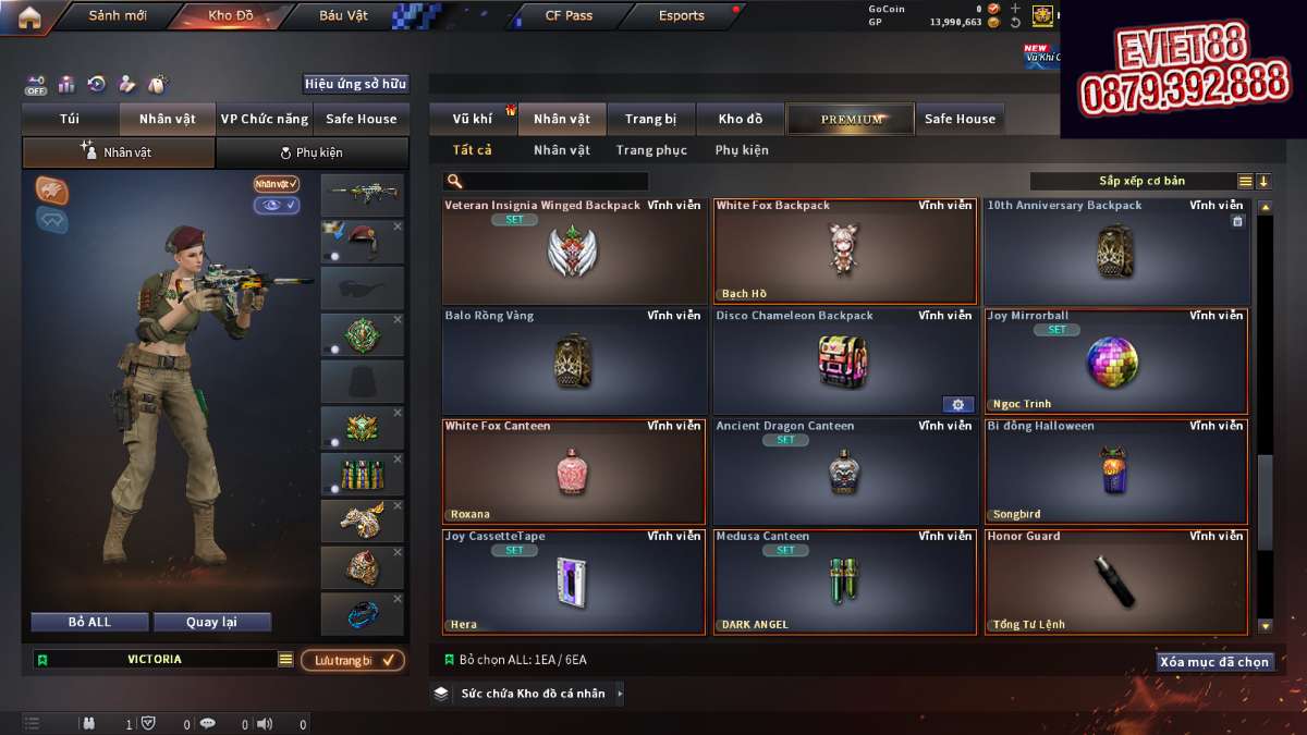 shop acc cf uy tin gia re